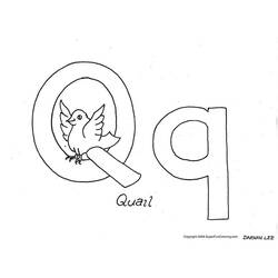 Coloring page: Alphabet (Educational) #124745 - Free Printable Coloring Pages