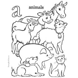 Coloring page: Alphabet (Educational) #124772 - Free Printable Coloring Pages