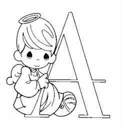 Coloring page: Alphabet (Educational) #124780 - Free Printable Coloring Pages