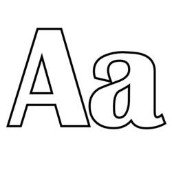 Coloring page: Alphabet (Educational) #124784 - Printable coloring pages