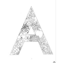 Coloring page: Alphabet (Educational) #124833 - Printable coloring pages
