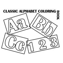 Coloring page: Alphabet (Educational) #124839 - Free Printable Coloring Pages