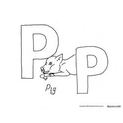 Coloring page: Alphabet (Educational) #124857 - Free Printable Coloring Pages