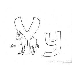 Coloring page: Alphabet (Educational) #124866 - Free Printable Coloring Pages