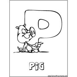 Coloring page: Alphabet (Educational) #124887 - Free Printable Coloring Pages