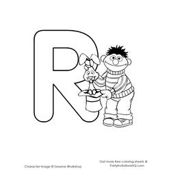 Coloring page: Alphabet (Educational) #124906 - Free Printable Coloring Pages