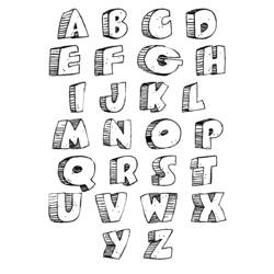 Coloring page: Alphabet (Educational) #124916 - Free Printable Coloring Pages