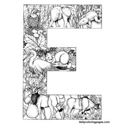 Coloring page: Alphabet (Educational) #124919 - Free Printable Coloring Pages