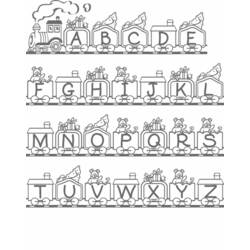 Coloring page: Alphabet (Educational) #124927 - Printable coloring pages