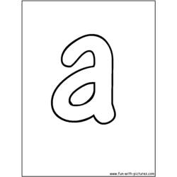 Coloring page: Alphabet (Educational) #125018 - Printable coloring pages