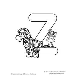 Coloring page: Alphabet (Educational) #125020 - Free Printable Coloring Pages