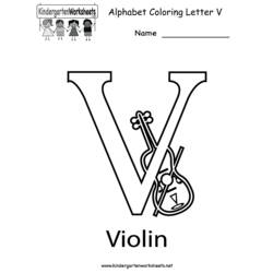 Coloring page: Alphabet (Educational) #125032 - Free Printable Coloring Pages