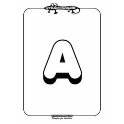 Coloring page: Alphabet (Educational) #125041 - Free Printable Coloring Pages