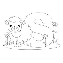 Coloring page: Alphabet (Educational) #125048 - Free Printable Coloring Pages