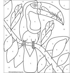 Coloring page: Coloring by numbers (Educational) #125494 - Printable coloring pages