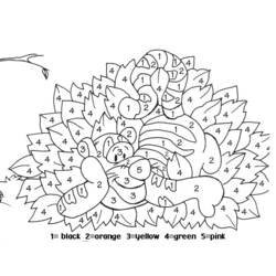 Coloring page: Coloring by numbers (Educational) #125496 - Printable coloring pages