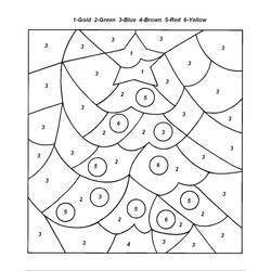 Coloring page: Coloring by numbers (Educational) #125497 - Printable coloring pages