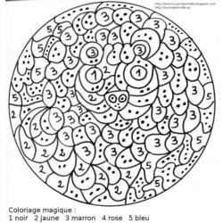 Coloring page: Coloring by numbers (Educational) #125581 - Printable coloring pages