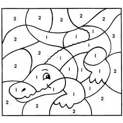 Coloring page: Coloring by numbers (Educational) #125588 - Printable coloring pages
