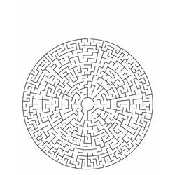 Coloring page: Labyrinths (Educational) #126425 - Printable coloring pages