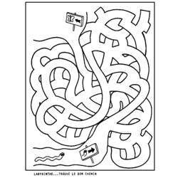 Coloring page: Labyrinths (Educational) #126427 - Free Printable Coloring Pages
