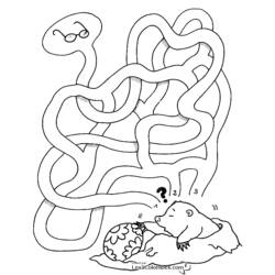 Coloring page: Labyrinths (Educational) #126428 - Printable coloring pages