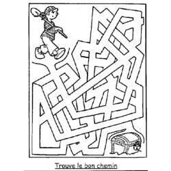 Coloring page: Labyrinths (Educational) #126439 - Free Printable Coloring Pages