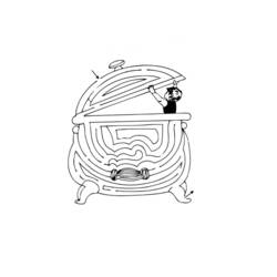 Coloring page: Labyrinths (Educational) #126448 - Free Printable Coloring Pages