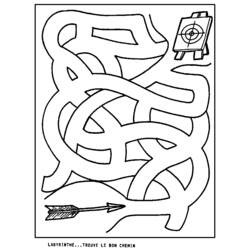 Coloring page: Labyrinths (Educational) #126462 - Free Printable Coloring Pages