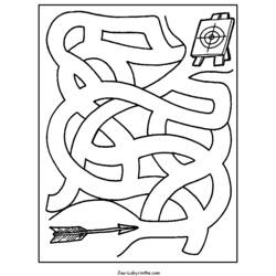 Coloring page: Labyrinths (Educational) #126501 - Free Printable Coloring Pages