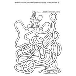 Coloring page: Labyrinths (Educational) #126505 - Free Printable Coloring Pages