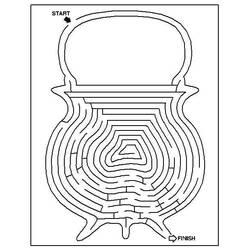 Coloring page: Labyrinths (Educational) #126507 - Free Printable Coloring Pages