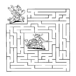 Coloring page: Labyrinths (Educational) #126518 - Free Printable Coloring Pages