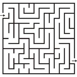 Coloring page: Labyrinths (Educational) #126536 - Printable coloring pages