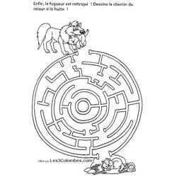 Coloring page: Labyrinths (Educational) #126562 - Free Printable Coloring Pages