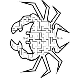 Coloring page: Labyrinths (Educational) #126571 - Free Printable Coloring Pages