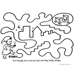 Coloring page: Labyrinths (Educational) #126590 - Free Printable Coloring Pages