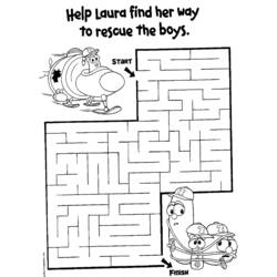 Coloring page: Labyrinths (Educational) #126594 - Free Printable Coloring Pages