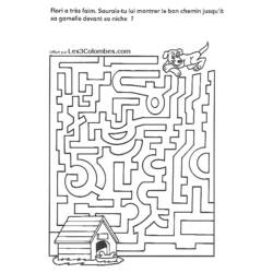 Coloring page: Labyrinths (Educational) #126613 - Free Printable Coloring Pages