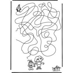 Coloring page: Labyrinths (Educational) #126619 - Free Printable Coloring Pages