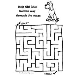 Coloring page: Labyrinths (Educational) #126624 - Free Printable Coloring Pages