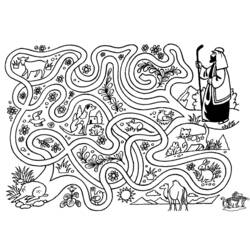 Coloring page: Labyrinths (Educational) #126651 - Free Printable Coloring Pages