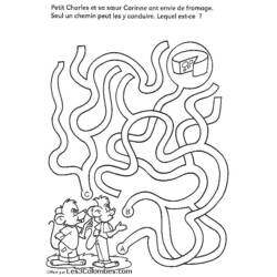 Coloring page: Labyrinths (Educational) #126652 - Free Printable Coloring Pages