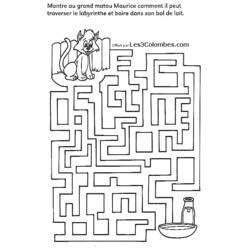 Coloring page: Labyrinths (Educational) #126654 - Free Printable Coloring Pages