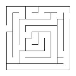 Coloring page: Labyrinths (Educational) #126679 - Printable coloring pages