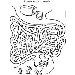 Coloring page: Labyrinths (Educational) #126692 - Free Printable Coloring Pages