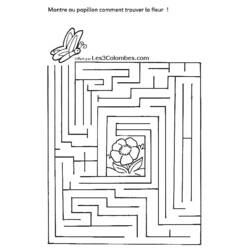 Coloring page: Labyrinths (Educational) #126693 - Free Printable Coloring Pages