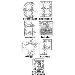 Coloring page: Labyrinths (Educational) #126706 - Free Printable Coloring Pages