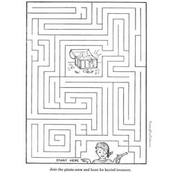 Coloring page: Labyrinths (Educational) #126709 - Free Printable Coloring Pages