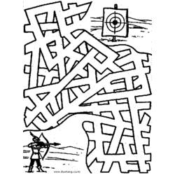 Coloring page: Labyrinths (Educational) #126719 - Free Printable Coloring Pages